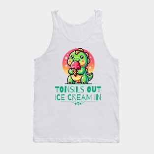 Tonsils Out Ice Cream In Tank Top